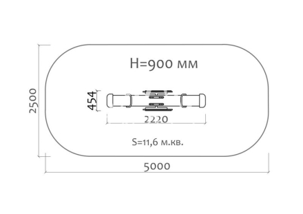 Качели-балансир Ёжик 04108.21 для детской площадки оптом, фото 3