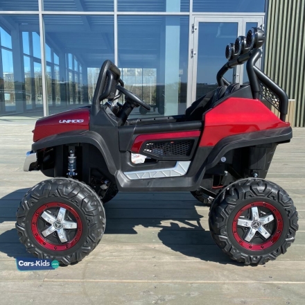 Электромобиль Mercedes-Benz Unimog Concept Mini 4WD красный оптом, фото 6