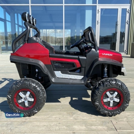 Электромобиль Mercedes-Benz Unimog Concept Mini 4WD красный оптом, фото 3