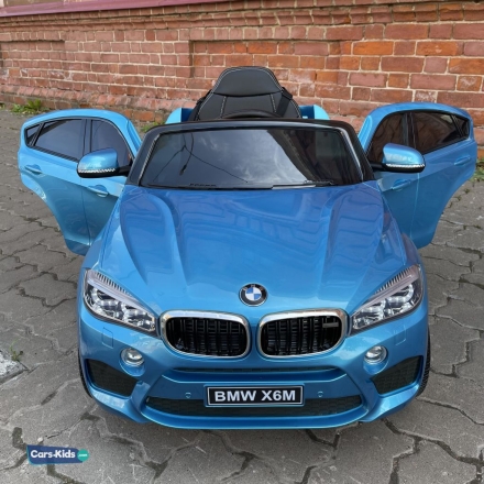 Электромобиль BMW X6M Mini JJ2199 синий оптом, фото 12