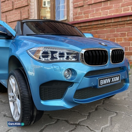 Электромобиль BMW X6M Mini JJ2199 синий оптом, фото 6