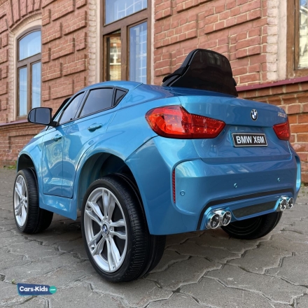 Электромобиль BMW X6M Mini JJ2199 синий оптом, фото 4