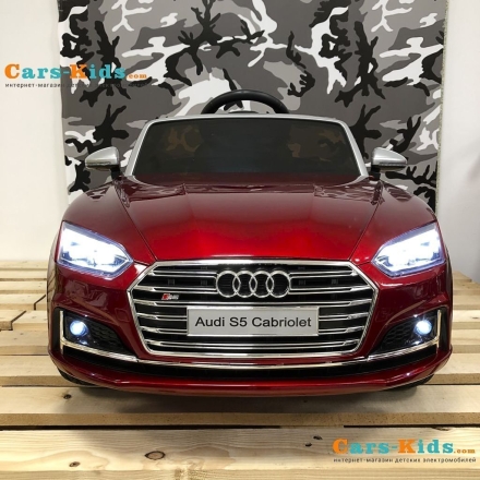 Электромобиль Audi S5 Cabriolet LUXURY красный оптом, фото 5