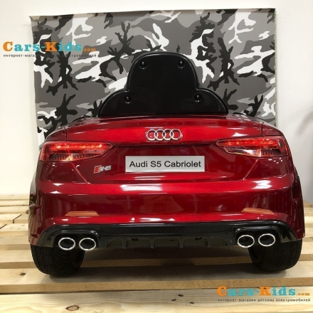 Электромобиль Audi S5 Cabriolet LUXURY красный оптом, фото 4