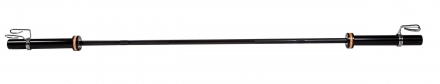 Гриф для кроссфита ZSO BLACK, D-50, L2010, женский прямой, гладкая втулка, до 480 кг, замки-пружины оптом, фото 1