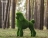 Топиари собака Пудель - газон Deluxe/Deluxe Green оптом