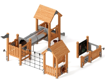 Детская игровая площадка Лиственница ДИК 1.24.02-Л оптом, фото 2