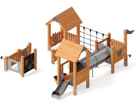 Детская игровая площадка Лиственница ДИК 1.24.02-Л оптом, фото 3