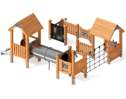 Детская игровая площадка Лиственница ДИК 1.24.02-Л оптом, фото 1