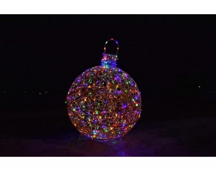 Светящаяся фигура Ёлочная игрушка на раме (диаметр 2 м) оптом, фото 1