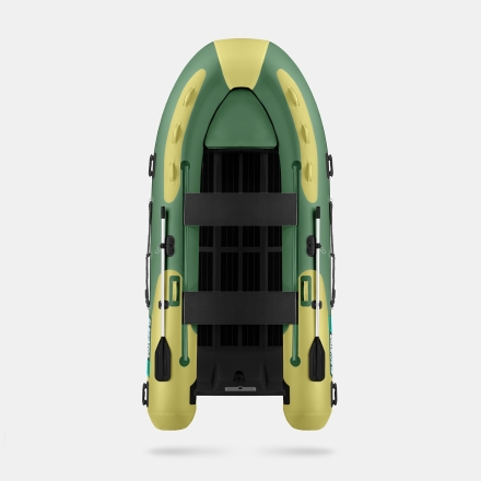 Gladiator RIB 380 AL Зелено-оливковый моторная лодка ПВХ Жесткое дно (морской алюминий), киль оптом, фото 3