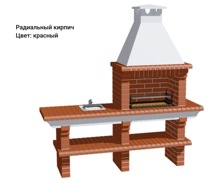 Печь Аристократ 704 Прямоугольный кирпич микс коричневого с желтым оптом, фото 13