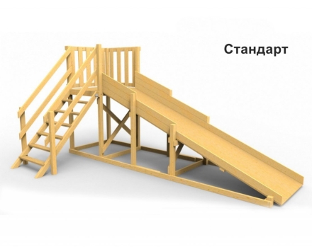 Деревянная зимняя горка Сорбет Мята 2 оптом, фото 5
