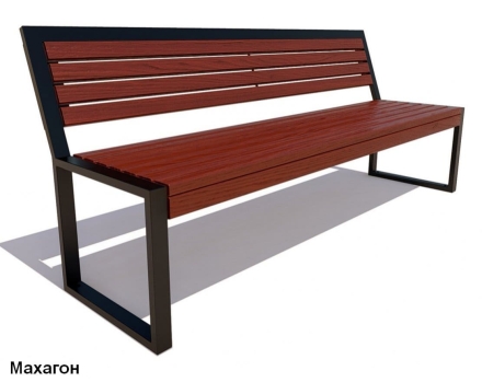 Скамейка парковая Вокзал, Сосна 3 м оптом, фото 2