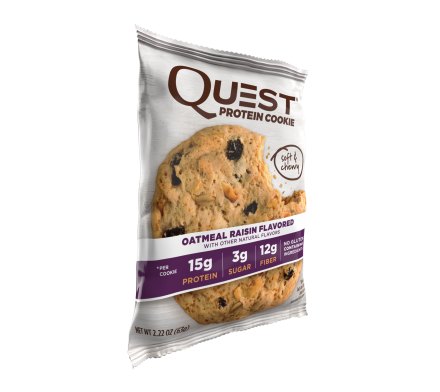 Печенье Quest Cookie Oatmeal &amp; Raisin (12 шт) оптом, фото 3