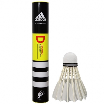 Воланы для бадминтона Adidas D-Training-79 (перо), 12 шт. оптом, фото 1