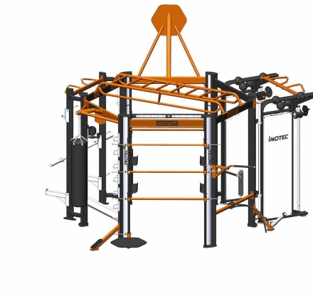 Профессиональный комплекс для групповых, функциональных, кросфит и workout тренировок Inotec Р6 TOP PLUS оптом, фото 5