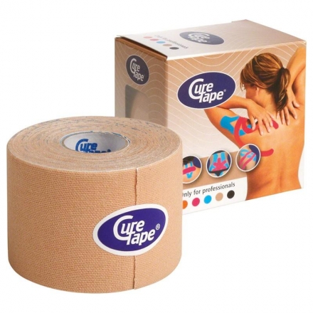 Тейп кинезиологический CureTape Neutral, 5 см x 5 м, арт. 160103, телесный оптом, фото 1