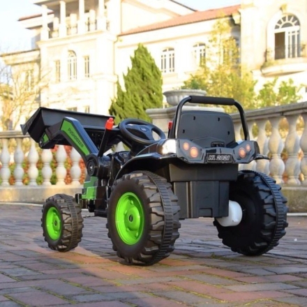 Электромобиль трактор с ковшом Harley Bella HL389-LUX зеленый оптом, фото 11