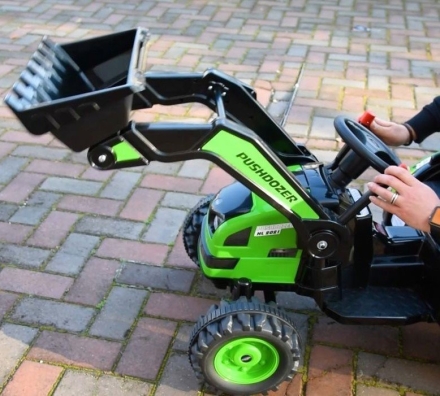 Электромобиль трактор с ковшом Harley Bella HL389-LUX зеленый оптом, фото 6