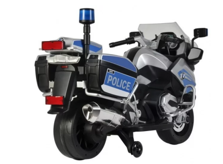 Детский мотобайк Barty BMW R1200RT-P Police Motоbaike Z212 серебряный оптом, фото 2