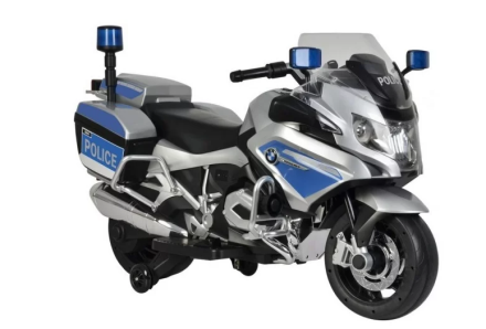 Детский мотобайк Barty BMW R1200RT-P Police Motоbaike Z212 серебряный оптом, фото 1
