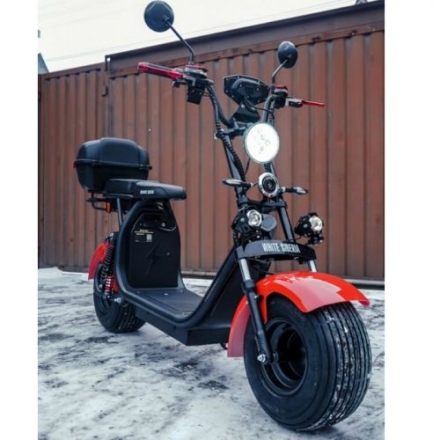 Электроскутер Citycoco WS Pro+ 2000W (красный) оптом, фото 1