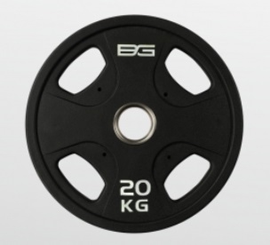 BRONZE GYM BG-PA-PL-P200 Диск олимпийский обрезиненный черный 20 кг оптом, фото 2
