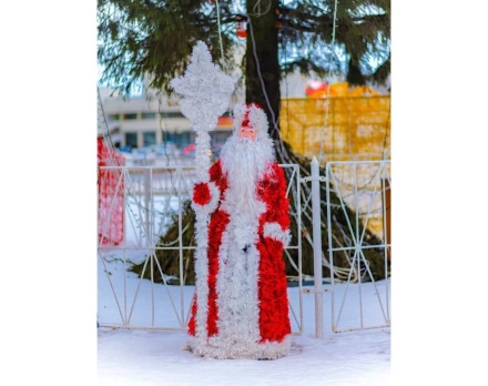 Световая фигура Дед Мороз оптом, фото 4