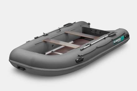 GLADIATOR B 370 LIGHT B Темно-серый моторная лодка ПВХ Фанерный пайол оптом, фото 1