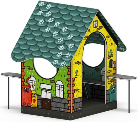 Домик мини тип 2 (Город) - МФ 10.01.11-02 оптом, фото 4