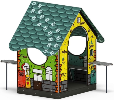 Домик мини тип 2 (Город) - МФ 10.01.11-02 оптом, фото 1