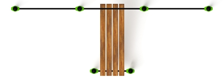 Воркаут 108 зеленый ВТ 12.14-02 оптом, фото 5