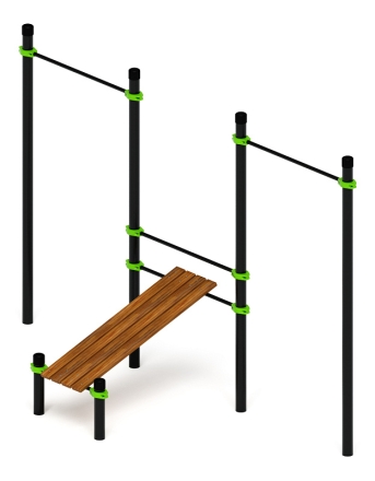 Воркаут 108 зеленый ВТ 12.14-02 оптом, фото 1