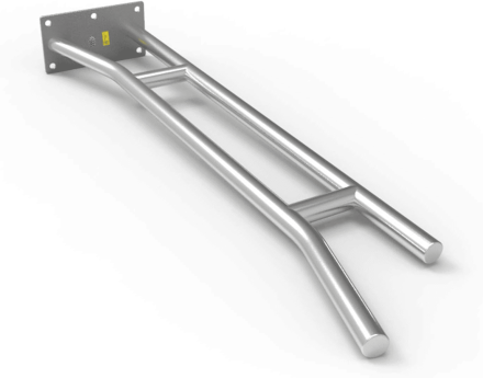 Турник двойной настенный с одним креплением оптом, фото 1