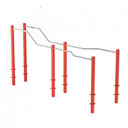 Брусья разноуровневые для норм ГТО S608 IronKing, фото 1