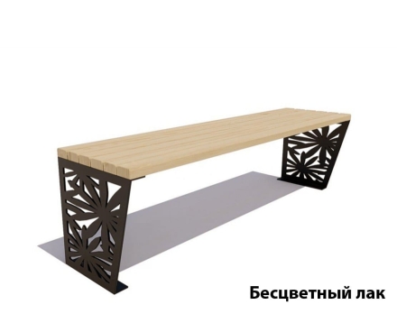 Банкетка Ромашка, Сосна 1,2 м оптом, фото 1