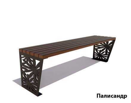 Банкетка Ромашка, Сосна 1,2 м оптом, фото 3