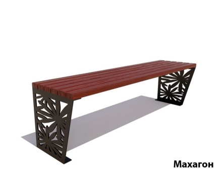 Банкетка Ромашка, Сосна 1,2 м оптом, фото 4