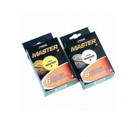 Мяч н/т Master 1* (6шт.) (белый) оптом, фото 1