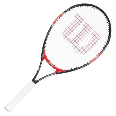 Ракетка б/т Wilson Roger Federer 26 Gr0, для детей 11лет, черно-красный оптом, фото 1