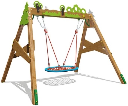 Качели-гнездо Лес 04804 для детской площадки оптом, фото 2