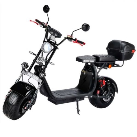 Электроскутер Citycoco WS Pro+ 2000W (черный) оптом, фото 1
