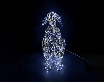 Световая фигура Зайчик №2 z003 оптом, фото 2