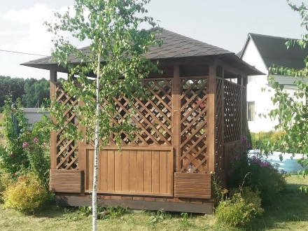 Квадратная беседка АСТРА оптом, фото 3