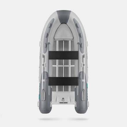 Gladiator RIB 420 AL Светло-темносерый моторная лодка ПВХ Жесткое дно (морской алюминий), киль оптом, фото 3