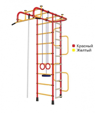 Спортивный комплекс Пионер 3М красно/жёлтый оптом, фото 1