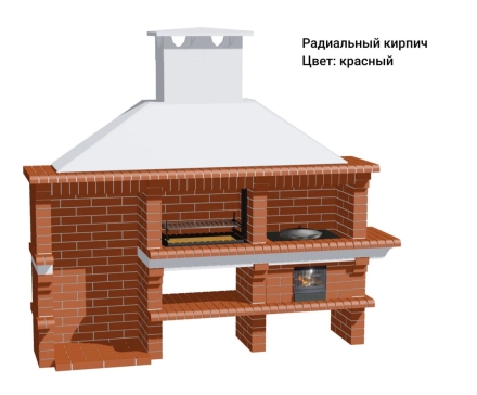 Печь Аристократ 832 Прямоугольный кирпич микс коричневого с желтым оптом, фото 11