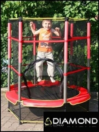 Батут с защитной сеткой Diamond Fitness 4,5 ft (диаметр 140 см) оптом, фото 3