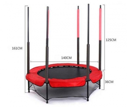 Батут с защитной сеткой Diamond Fitness 4,5 ft (диаметр 140 см) оптом, фото 4